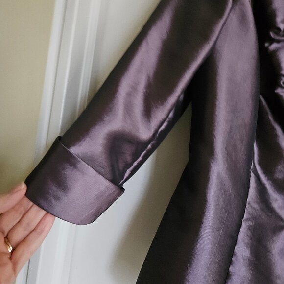 Alex Evenings shimmery jacket NWT M - Picture 4 of 8